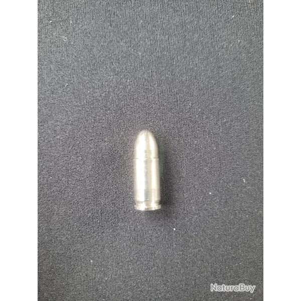 Cartouche inerte acier de manipulation 9x19