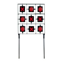CIBLES DE TIR METAL TIC-TAC-TOE