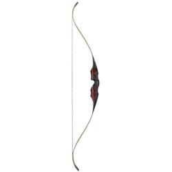 Monobloc Accipiter 64" - White Feather - 45# / Droitier / Rouge
