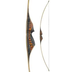 Olor Longbow 68" - White Feather - 35# / Droitier / Orange