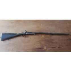 Fusil à broche, type Lefaucheux, juxtaposé calibre 16 St Etienne cat D