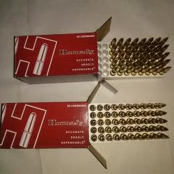 Cartouches hornady 222 rem. 90 cartouches spire point match