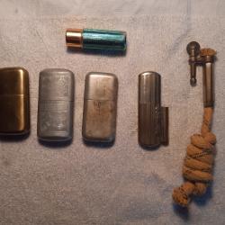 lot de 6 anciens  briquet POILU 14-18 zt autre a voir
