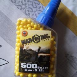 500 billes - 6 mm- pour plus de 6 ans -
