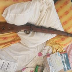 Fusil Mauser 98K, calibre 8x57 is.