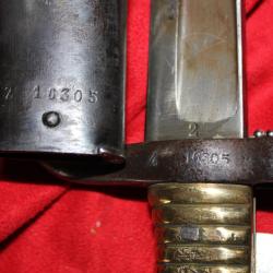 Baionnette   modèle 1870  pour rémington  " z "