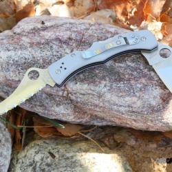 Spyderco C44GP-SGY Dyad Gray VG-10 PE Sprint Run 2013