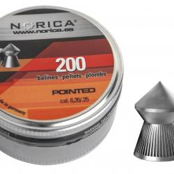 Plombs Pointus cal. 4.5 Norica pour air comprimé 1000 (4 boites de 250)