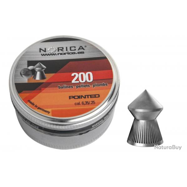 Plombs Pointus cal. 4.5 Norica pour air comprim 1000 (4 boites de 250)