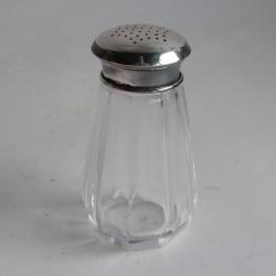 Salière cristal et argent Jezler Suisse