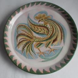 MENELIKA Plat Coq céramique Suisse