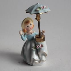 Vaporisateur à parfum figuratif Fillette porcelaine