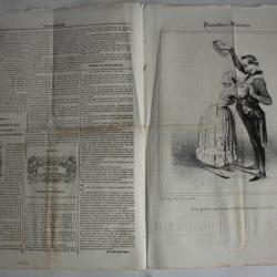 Ancien Journal Le Charivari 24 Juillet 1840 N° 206 Proverbes