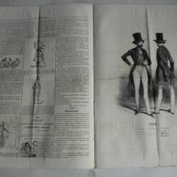 Ancien Journal Le Charivari 3 Septembre 1840 N° 248 Modes