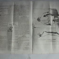 Ancien Journal Le Charivari 22 Septembre 1840 N° 267 Les Baigneurs