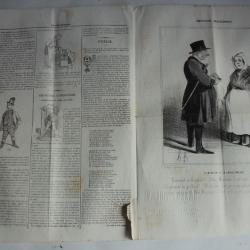 Ancien Journal Le Charivari 6 Juillet 1840 N° 188 Émotions Parisiennes
