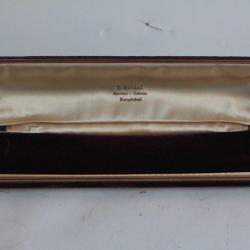 Écrin velours pour montre bracelet H. Vuille fils Neuchâtel