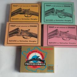 Anciennes boites Cartouches Plombs Chasse