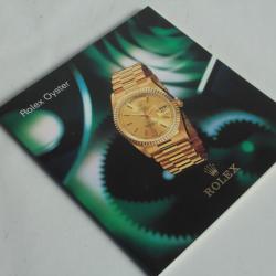 ROLEX Catalogue montres Rolex Oyster 1997 + liste Prix