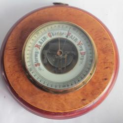 Ancien Baromètre anéroïde mural