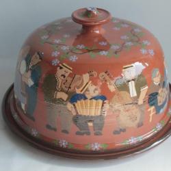 Cloche à fromage Poterie d'art Folklore Suisse Art populaire