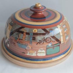Cloche à fromage Poterie d'art Folklore Suisse Art populaire