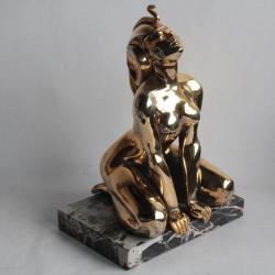 Sculpture Pilar FRANCESCH Le Sphinx Femme nue