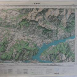 Ancienne Carte IGN Orcières 1/50000 type 1922