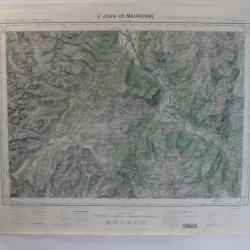 Ancienne Carte IGN St Jean de Maurienne 1/50000 type 1922