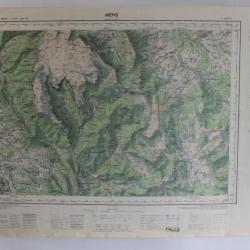 Ancienne Carte IGN Mens 1/50000 type 1922