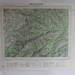 Ancienne Carte IGN Cirey-sur-Vezouve 1/50000 type 1922