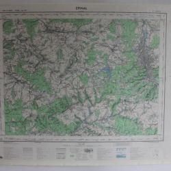 Ancienne Carte IGN Epinal 1/50000 type 1922