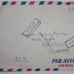 Enveloppe France poste aux armées AFN 1961