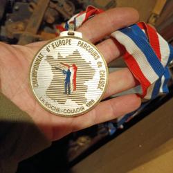 M&eacute;daille parcours de chasse europ&eacute;en 1985