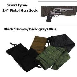 Chaussette de protection - Armes de poing - Traitement silicone (Modèle marron) (2)