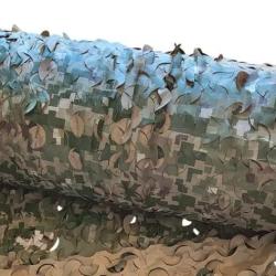 Filet de camouflage à la découpe (2m de large) - Camo Digital Digital woodland