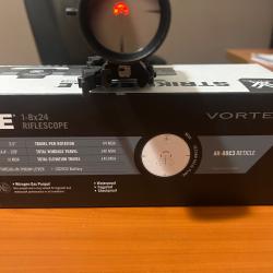 Lunette VORTEX STRIKE EAGLE AR-BDC3 MOA R&eacute;ticule 1-8 x 24