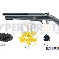 Pack découverte Fusil T4E HDS68 TS68 Gen2 Défense balle caoutchouc calibre .68