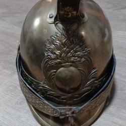 Casque sapeur pompier 1860 (campagnarde)