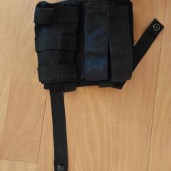 Pochette MOLLE noire - porte-chargeurs airsoft