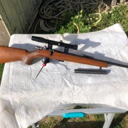 ANSCHUTZ MODELL 1441/42 Cal 22 LR + RDS Parker Hale + lunette Bushnell 3x-7x Custom 22