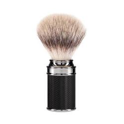 Blaireau Muhle Tradition monture métal chromé noir 31M89Black