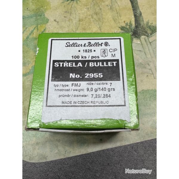 Ogive 7mm08 REMINGTON