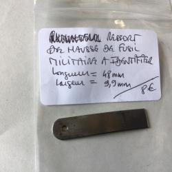 VENDU PAR LE-CUIRASSIER RESSORT DE HAUSSE ARMES MILITAIRES A IDENTIFIER