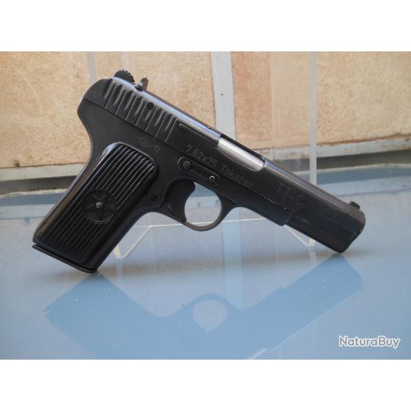 PISTOLET TOKAREV TT33 CALIBRE 7,62 X 25