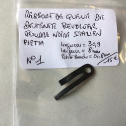 VENDU PAR LE-CUIRASSIER N°1 RESSORT QUEUE DE DETENTE REVOLVER ITALIEN PN PIETTA