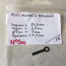 VENDU PAR LE-CUIRASSIER N° 500 RESSORT D'ARMURERIE