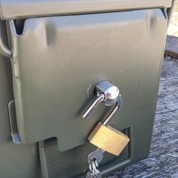 KIT DE VERROUILLAGE POUR BOÎTE À MUNITIONS ACIER (.30 / .50 / 5.56... )