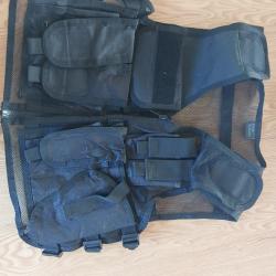 Gilet tactique léger Recon noir ASG