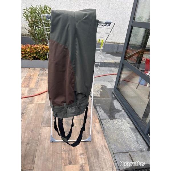 PANTALON DE CHASSE SOLOGNAC CHAUD TAILLE 4 XL AVEC BRETELLES